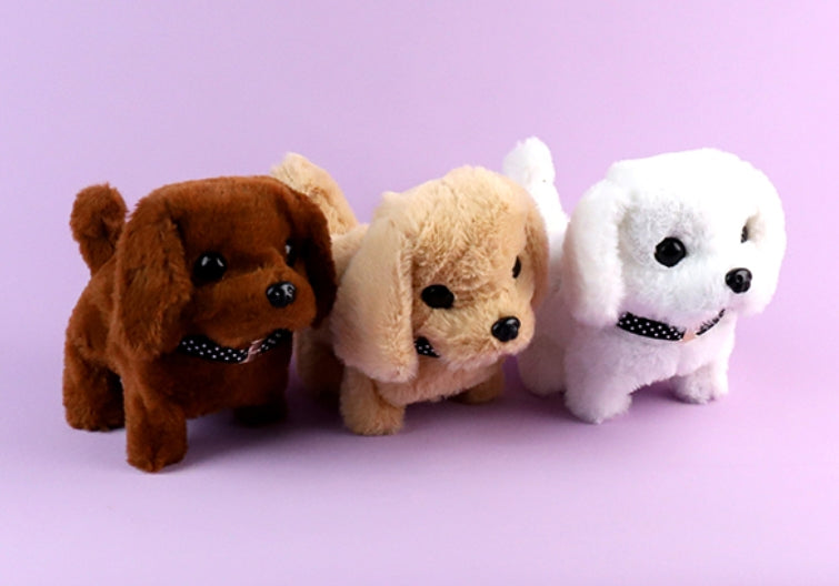 Walking And Sound making Battery Control Plush Dog