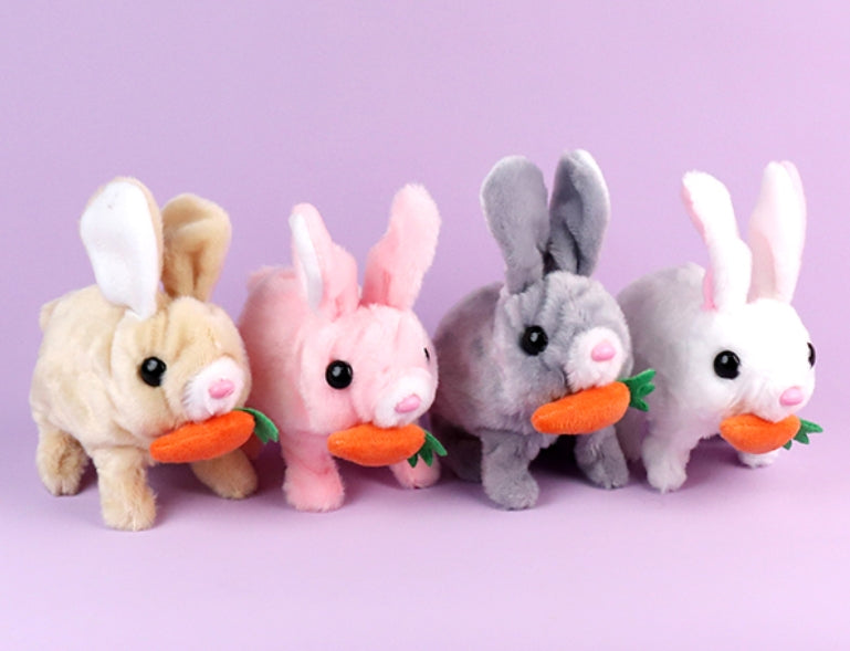 Walking And Sound making Battery Control Plush Rabbit