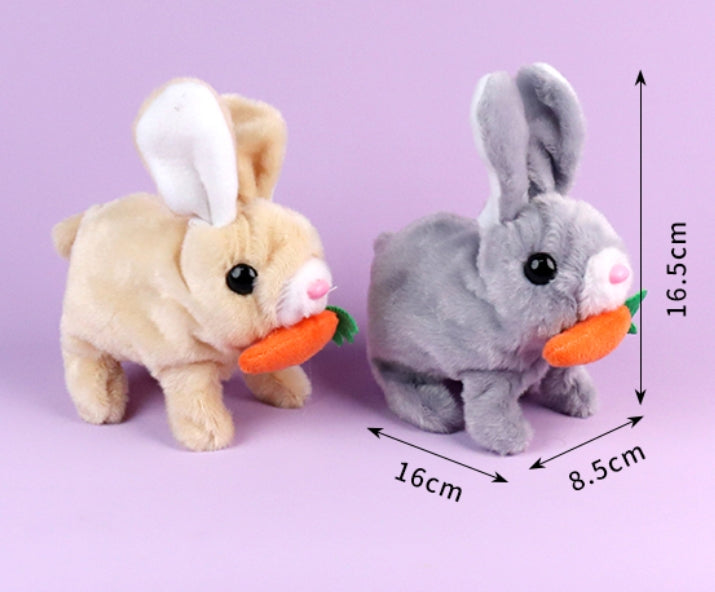 Walking And Sound making Battery Control Plush Rabbit