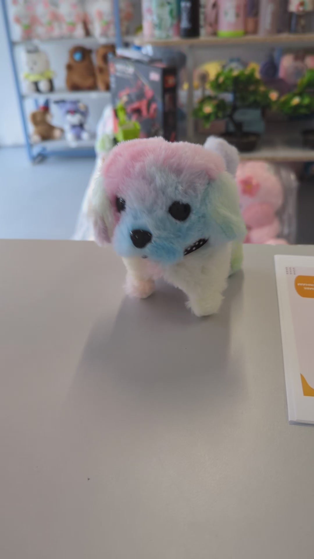 Electric walking and making sound realistic cute Puppy.