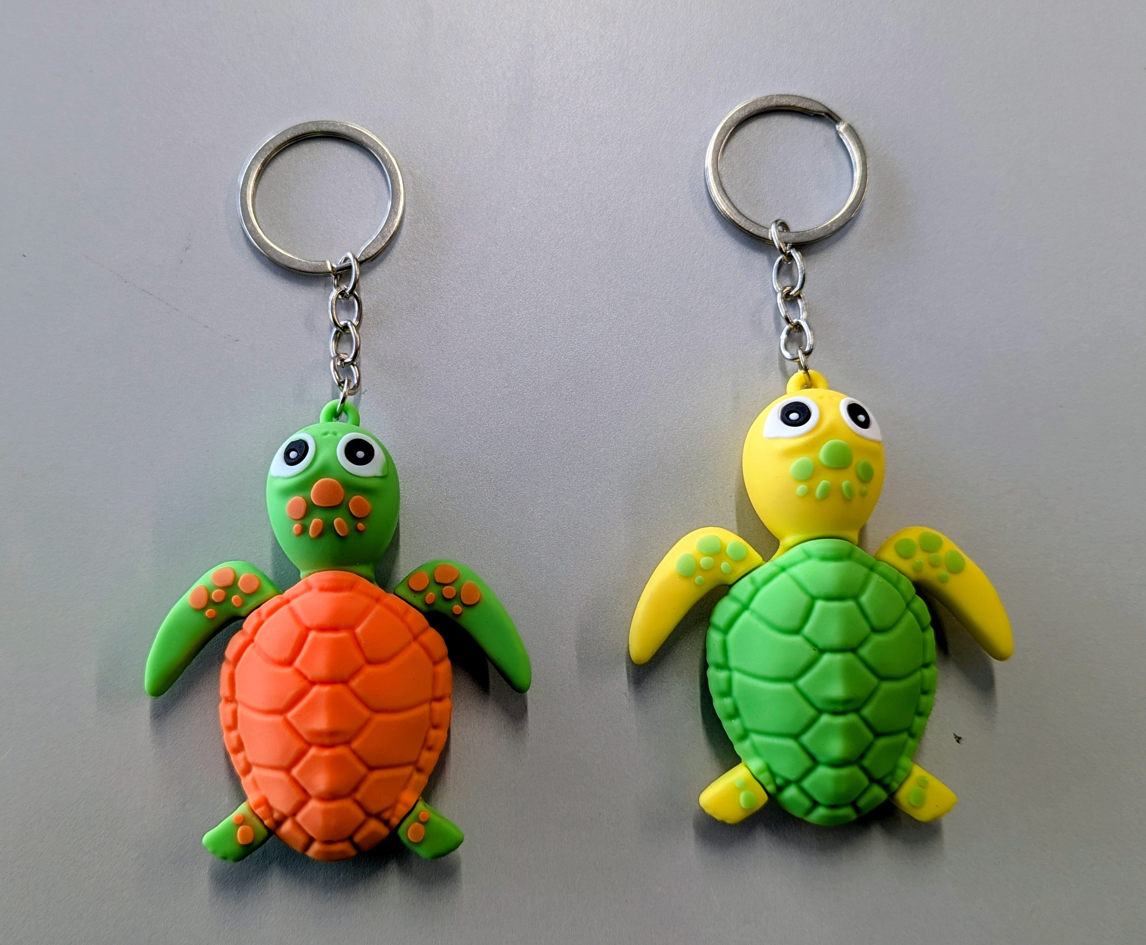 Turtle shaped keychain