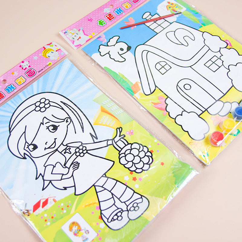 Mixed design Watercolor Sketch