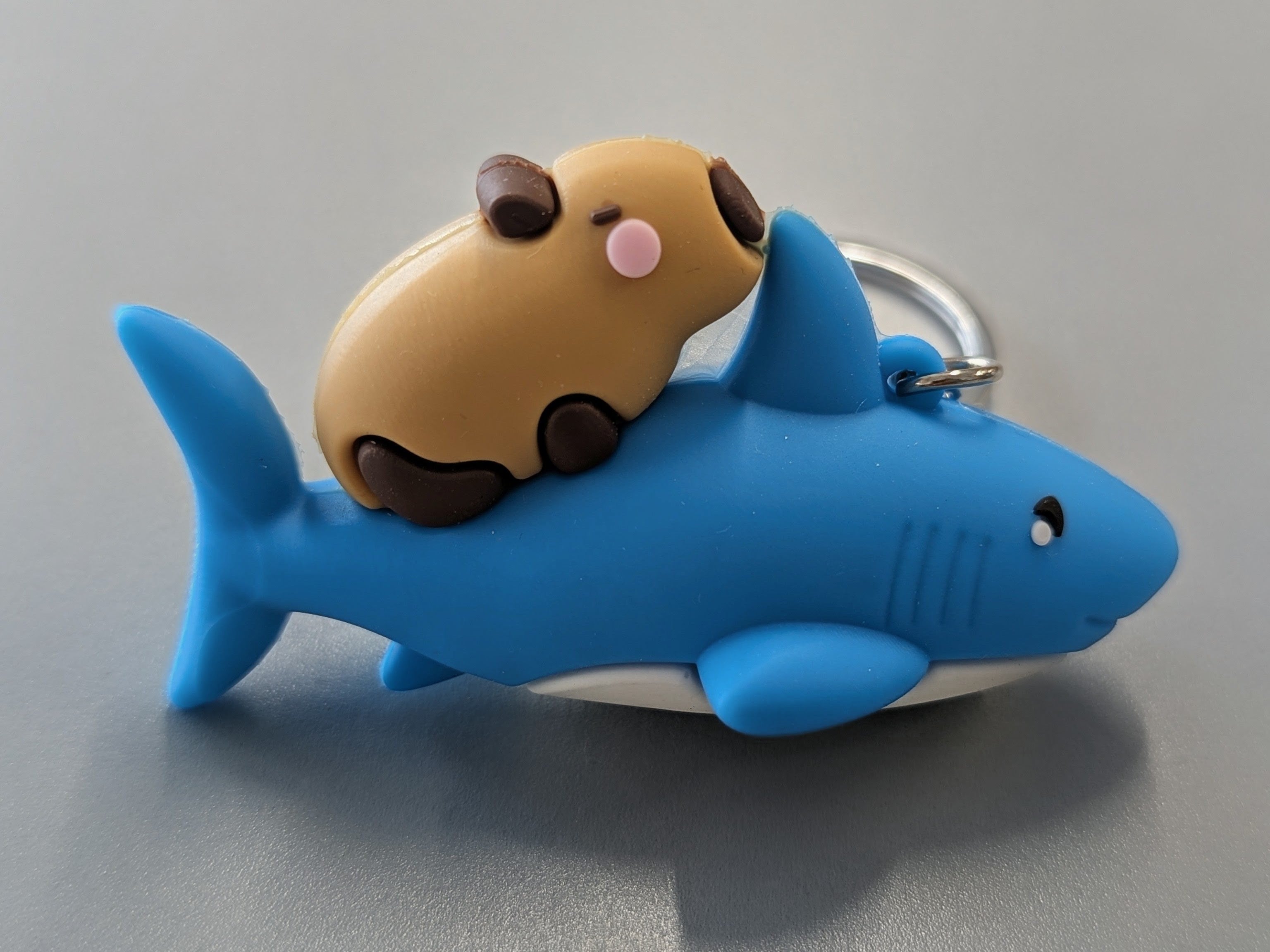 Fish shaped keychain