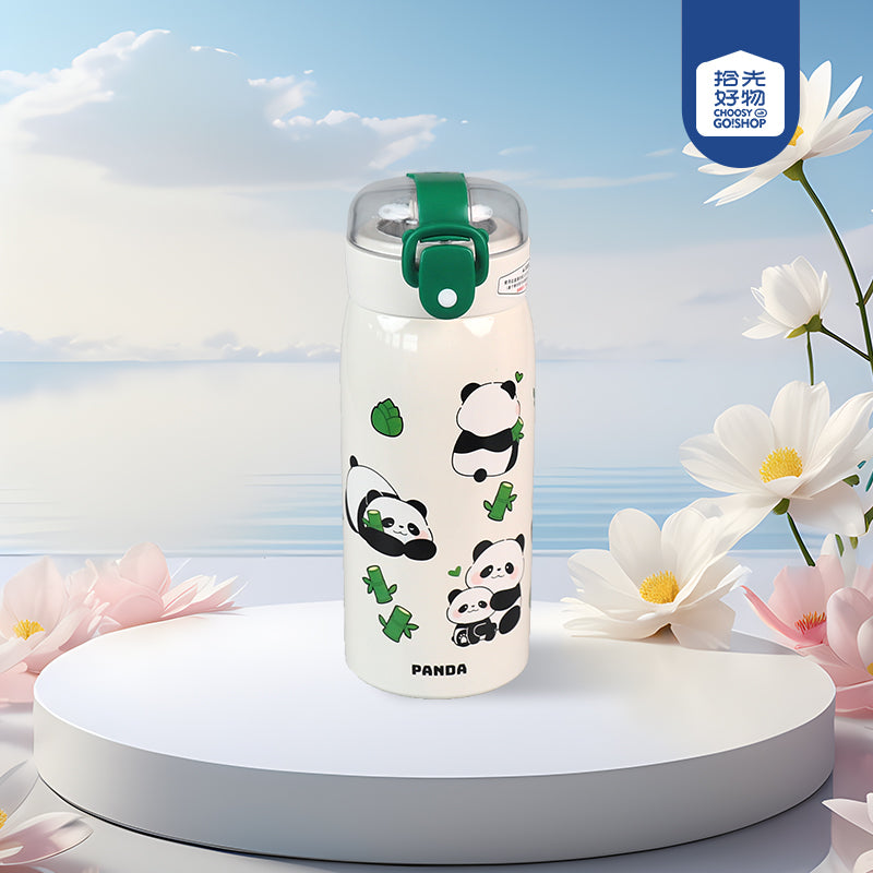 Panda thermal water bottle