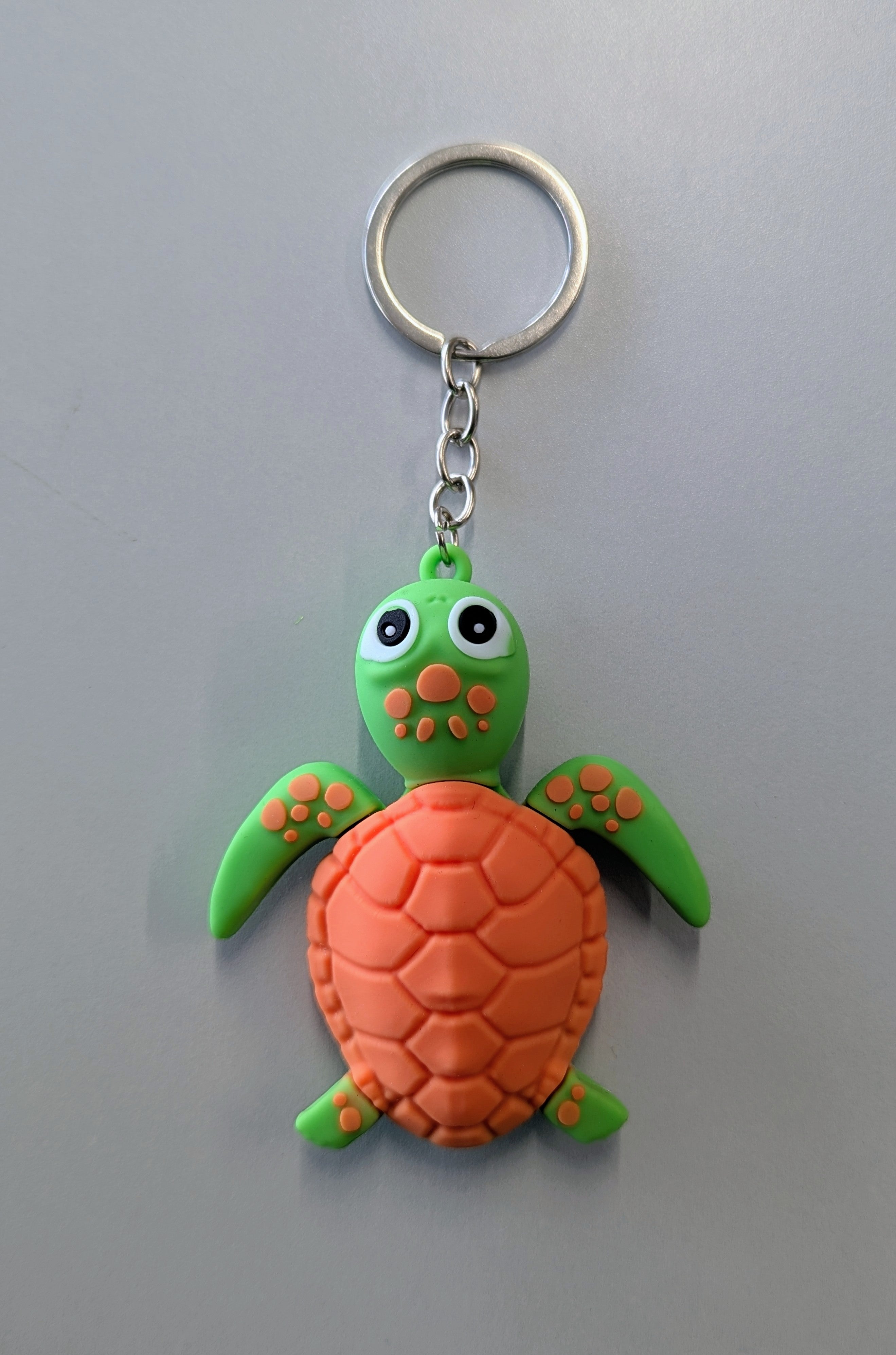 Turtle shaped keychain