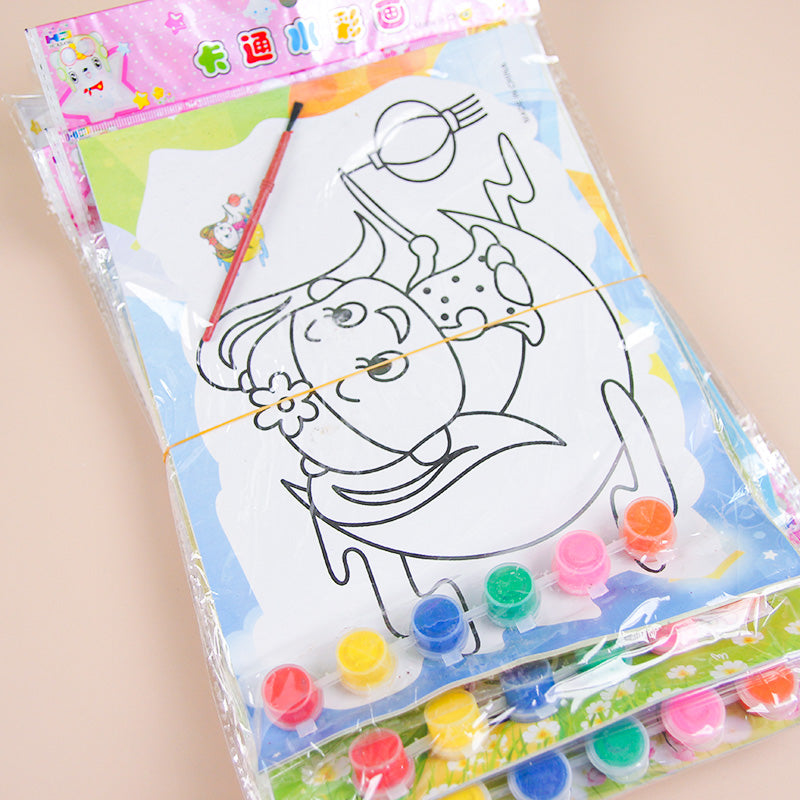 Mixed design Watercolor Sketch