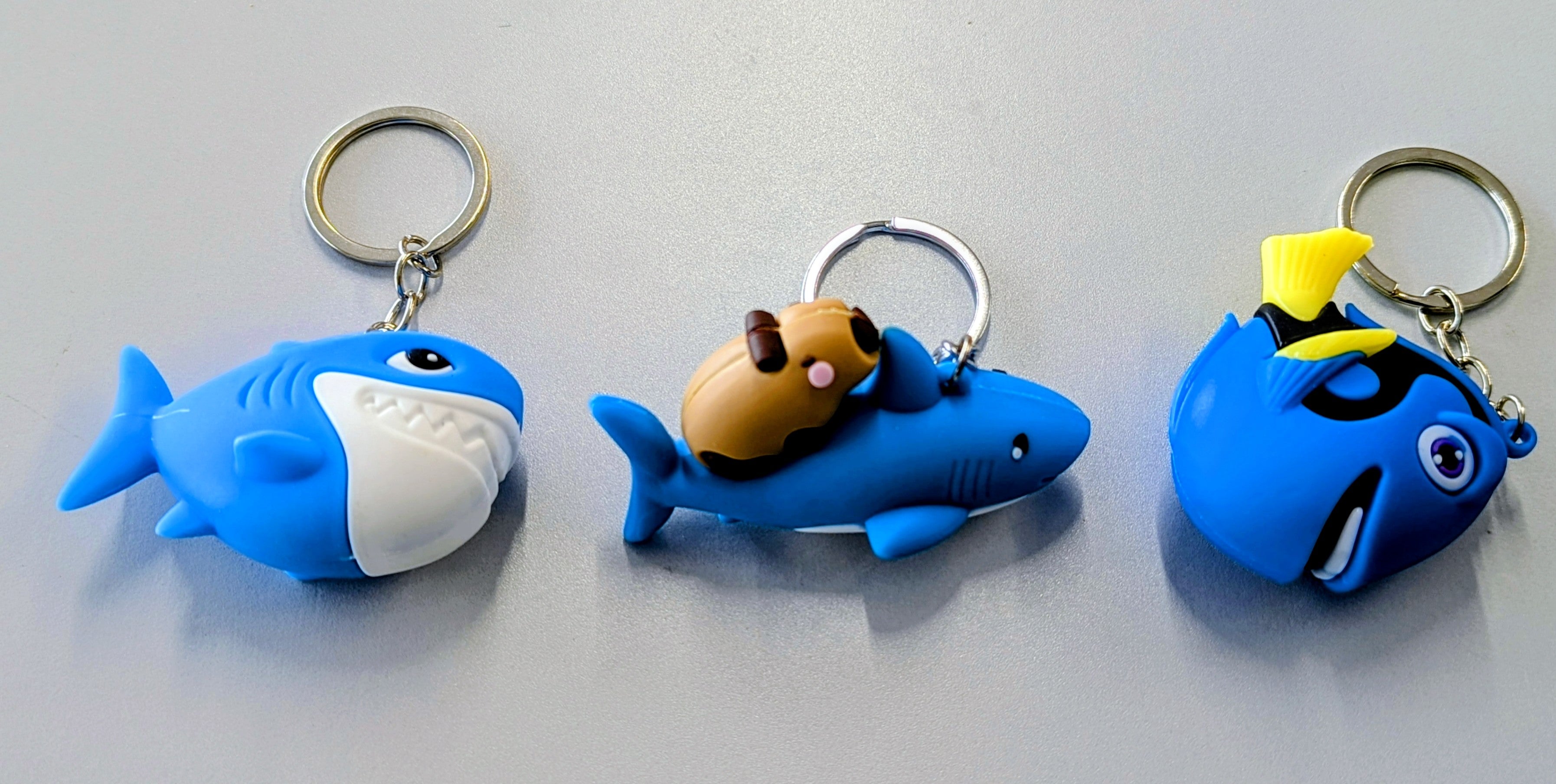 Fish shaped keychain
