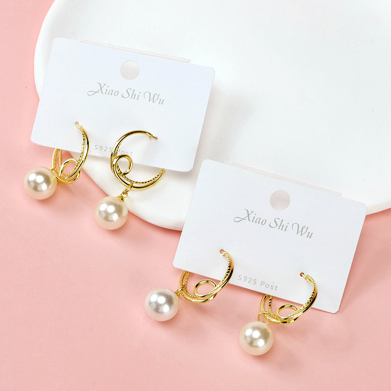 Ring Pearl Earring