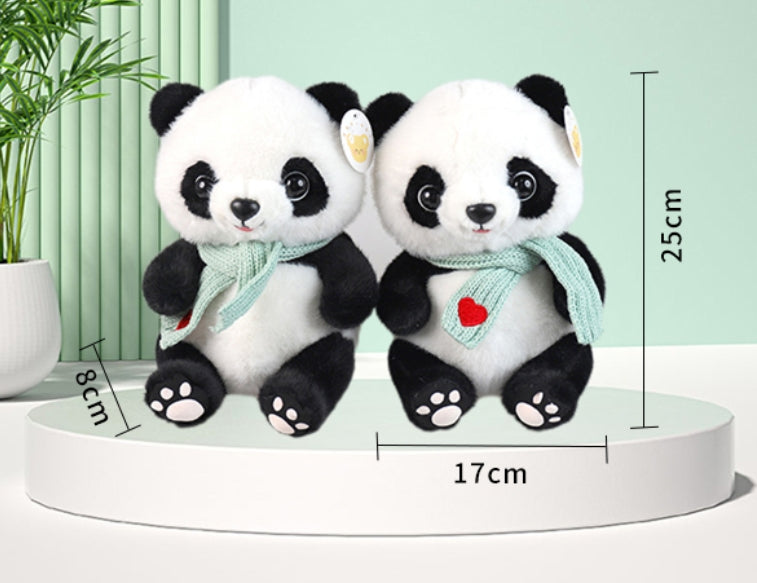 Panda Plush Toy with Scraf